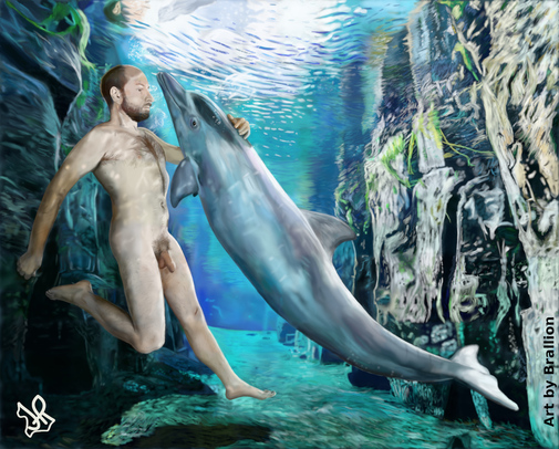 Thumbnail: Man and Dolphin, part 1.jpg